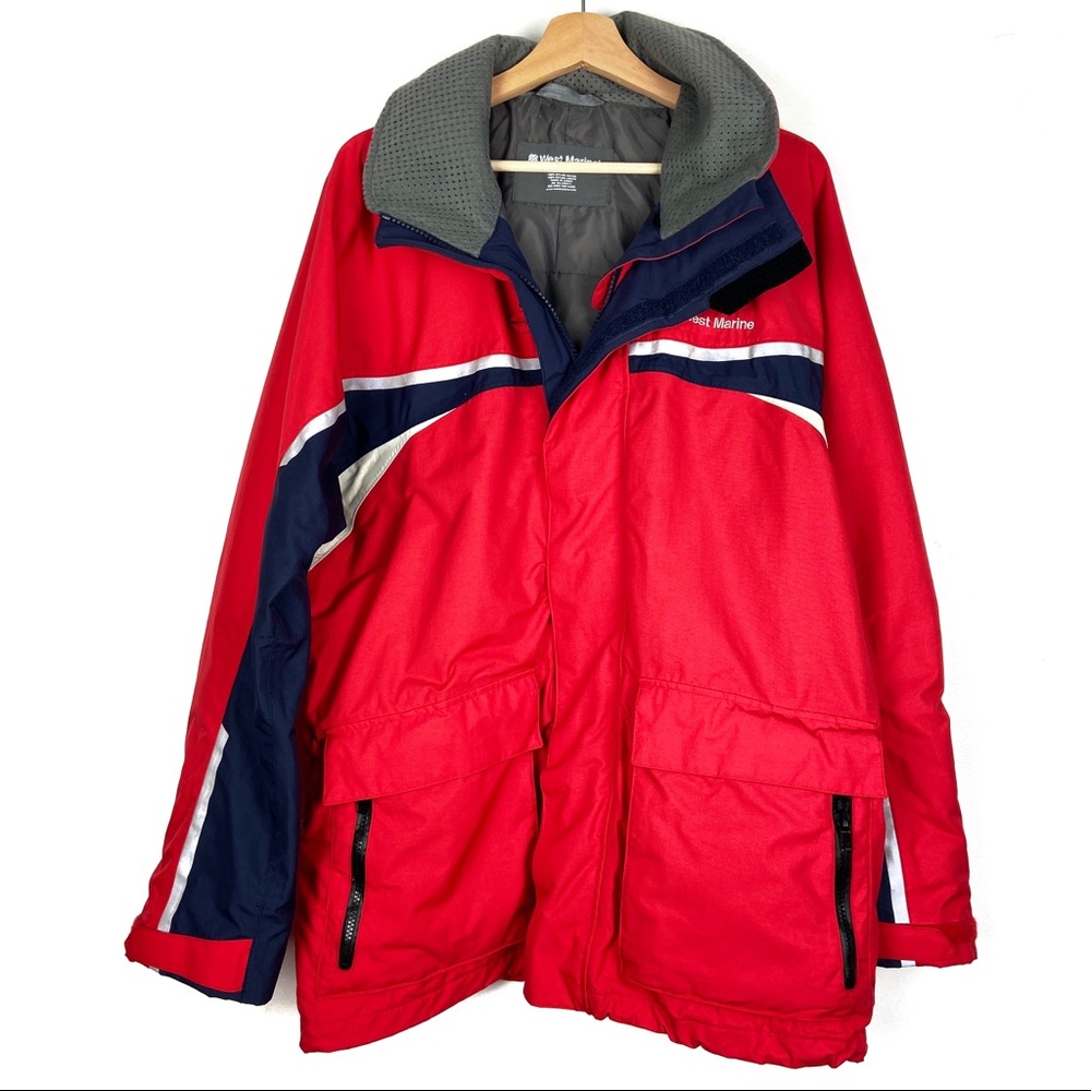 WEST MARINE Third Reef Jacket Large waterproof o6 - Picture 1 of 8
